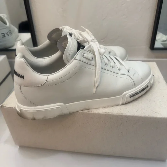 Dolce & Gabbana Classic White Sneakers